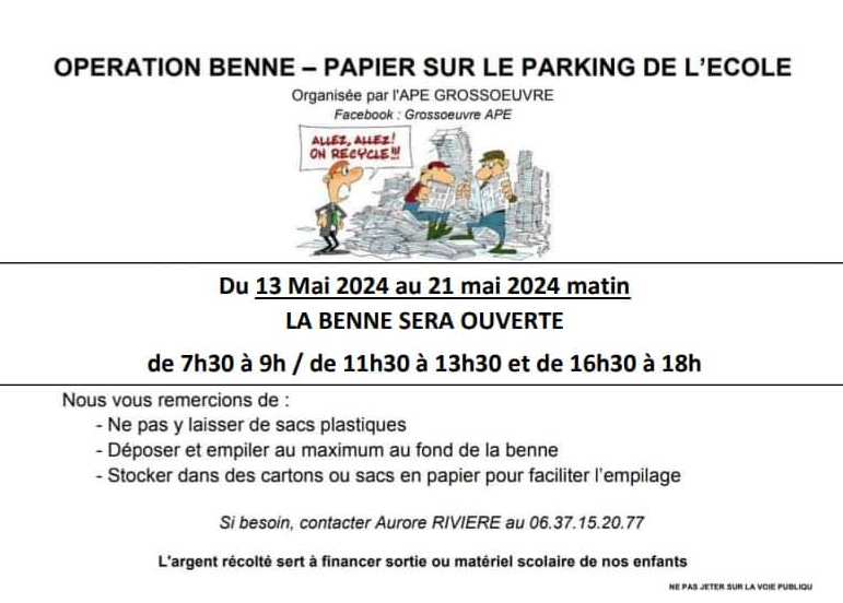 Benne à papier